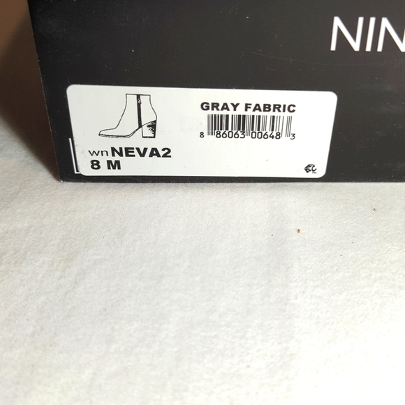9. West Ankle Boots NEVA2 Gray Size 8M - Picture 11 of 12